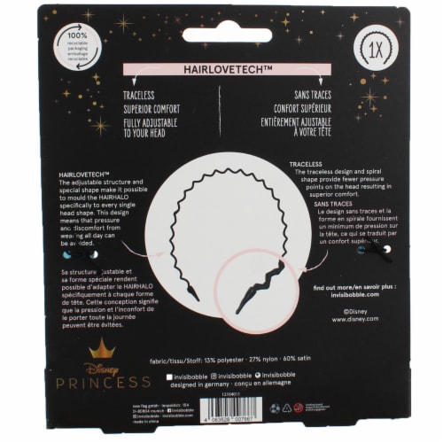 Invisibobble Disney Princess HairHalo Adjustable Headband, Cinderella Perspective: back