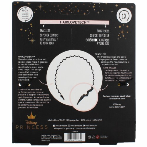 Invisibobble Disney Princess HairHalo Adjustable Headband, Belle Perspective: back