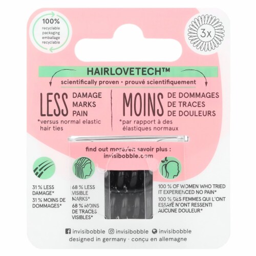 Invisibobble Original Hair Ring - True Black Perspective: back