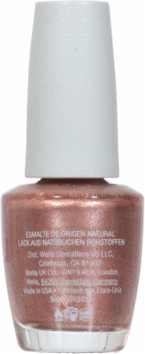 OPI Intentions are Rose Gold Natural Lacquer Nail Polish Perspective: back