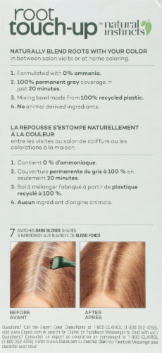 Clairol Natural InstinctsHair Root Touch Up - 7 Dark Blonde Perspective: back