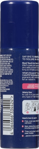 Clairol Color + Volume 2in1 Medium Brown Temporary Root Touch Up Spray Perspective: back
