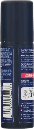 Clairol Color + Volume 2in1 Light Brown Temporary Root Touch Up Spray Perspective: back
