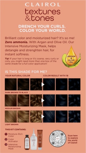 Clairol Textures & Tones Permanent Hair Color 6G Honey Blonde Perspective: back