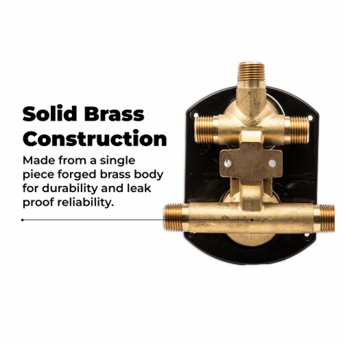 Wood Grip Delta R22000 Integrated Diverter Roughin Valve With Stop