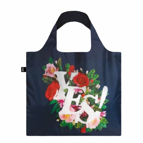 LOQI Artist Antonio Rodriguez Yes Reusable Shopping Bag Perspective: back