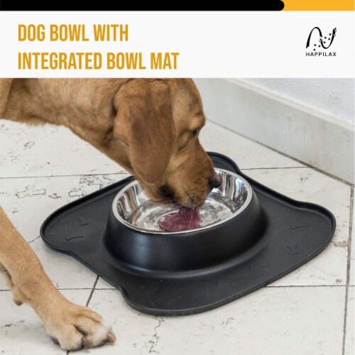 Dog bowl and mat sales set