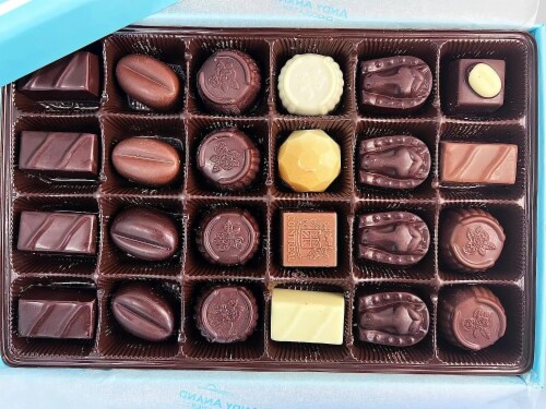 Andy Anand Chocolate Belgian Sugar Free Truffles 16 Pieces Gift Boxed Shipped 2nd Day Air 21 ct 1 lbs Foods Co