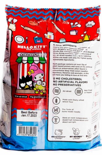 A-Sha Hello Kitty Dry Noodles Perspective: back