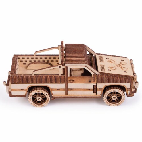 Wood Trick Pickup Truck 3D Wooden Puzzle 278 Piece Adult and Kids