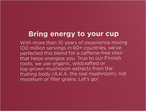 Four Sigmatic Perform Mushroom Elixir Mix with Cordyceps Perspective: back