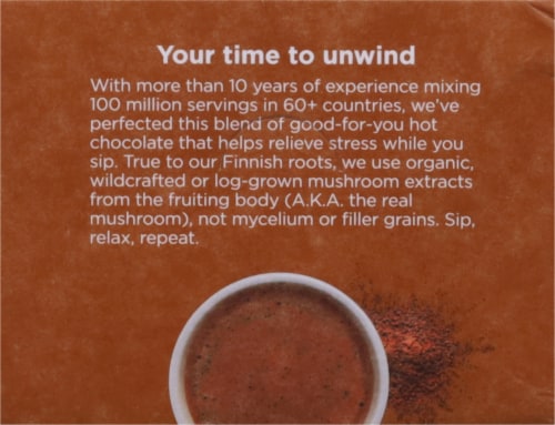 Four Sigmatic Mushroom with Reishi Cacao Mix Perspective: back