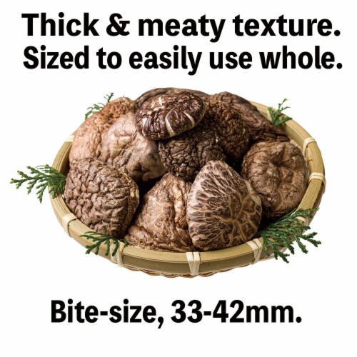 Forest-grown Japanese Dried Shiitake Donko 300g Perspective: back