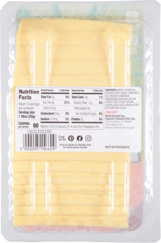 Vitalite™ Dairy Free Plant Based Cheddar Cheese Slices Perspective: back