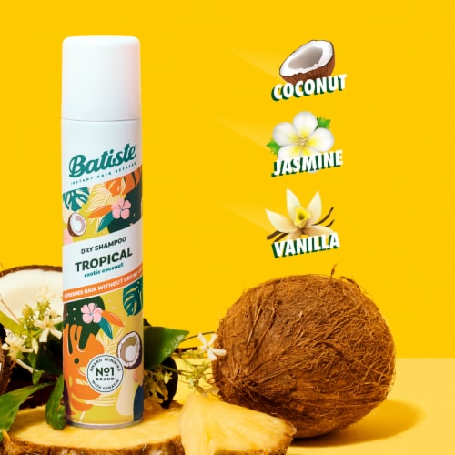 Batiste Dry Shampoo Tropical Fragrance Perspective: back