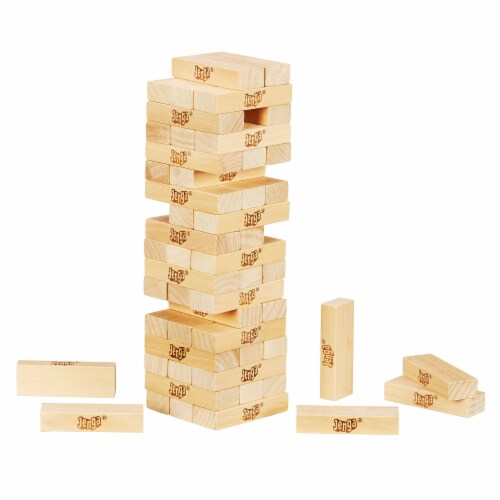 Hasbro Gaming Classic Jenga Game Perspective: back