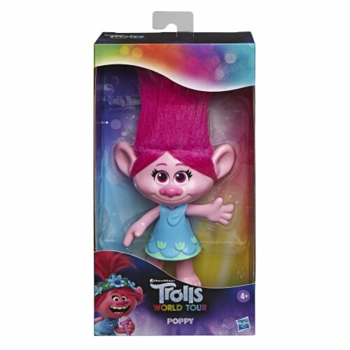 Hasbro DreamWorks Trolls World Tour Poppy Doll Perspective: back