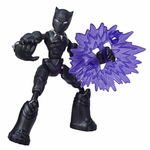 Hasbro Marvel Avengers Bend and Flex Black Panther Action Figure Perspective: back