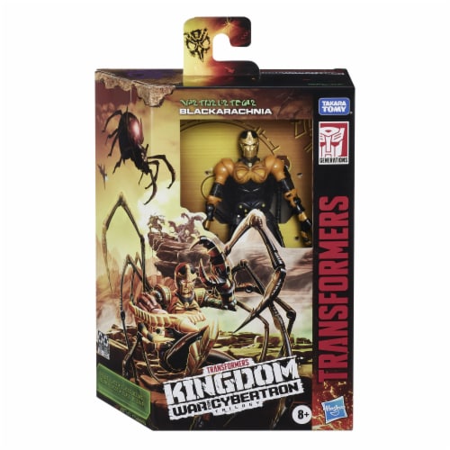 Hasbro Transformers Generations War for Cybertron: Kingdom Deluxe WFC-K5 Blackarachnia Perspective: back