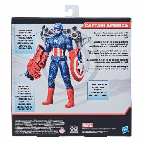 Hasbro® Marvel Captain America Action Figure and Gear Perspective: back