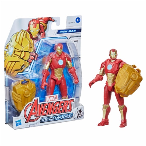 Hasbro Marvel Avengers Mech Strike Iron Man Figure Perspective: back