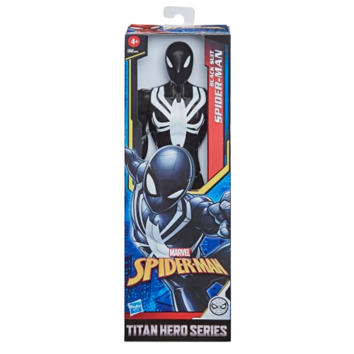 Hasbro Marvel Titan Hero Series Black Suit Spider-Man Perspective: back