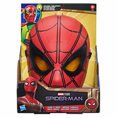 Hasbro Marvel Spider-Man Glow FX Mask Electronic Wearable Mask Perspective: back