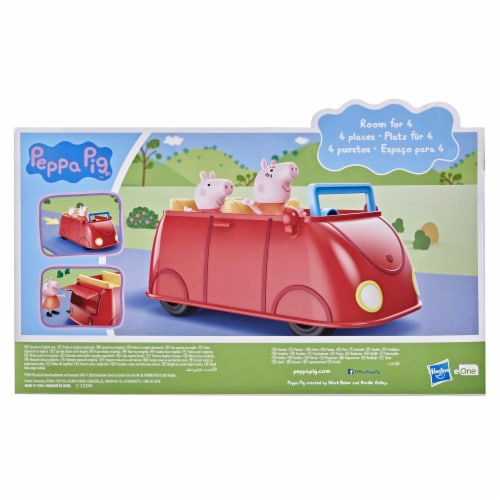 Figurine Voiture rouge familiale PEPPA PIG