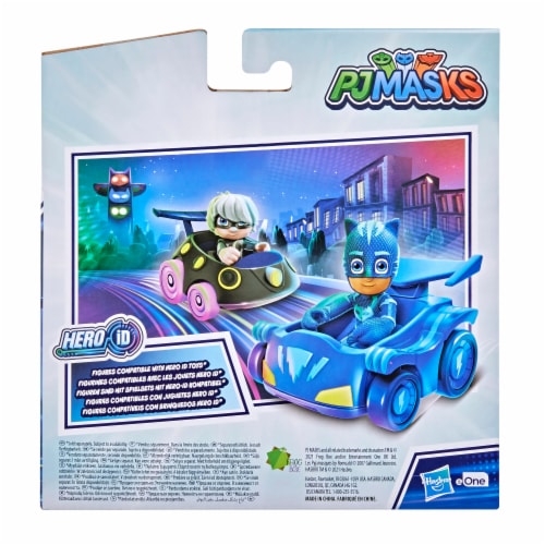 Hasbro PJ Masks Heroes vs. Villains Catboy vs. Luna Girl Battle Racers Perspective: back