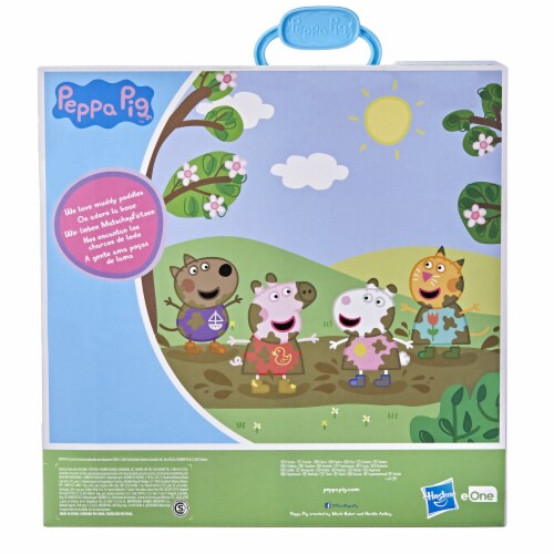 Hasbro Peppa Pig™ Peppa's Carry-Along Friends Case Perspective: back