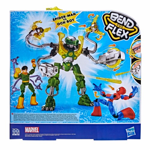 Marvel Spider-Man Bend And Flex Spider-Man Vs. Ock-Bot Perspective: back