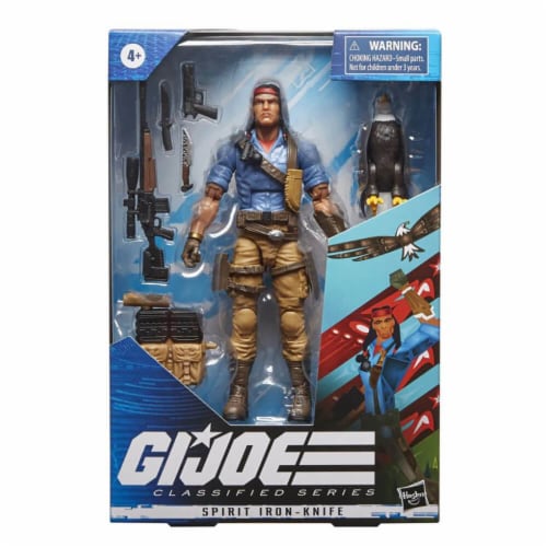 Hasbro F4020 6 inch G.I. Joe Classified Series Spirit Iron-Knife Action Figure Perspective: back