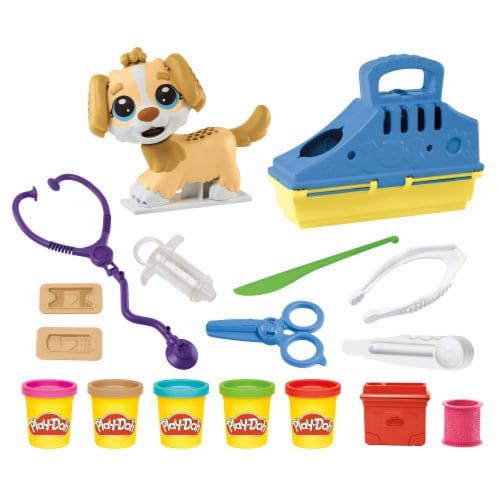 Play-Doh Care 'n Carry Vet Set Perspective: back