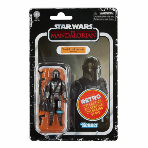 Hasbro F4456 Star Wars The Retro Collection 3.75 inch The Mandalorian Collectible Figure Perspective: back