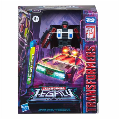 Transformers Generations Legacy Deluxe Decepticon Wild Rider Action Figure Perspective: back