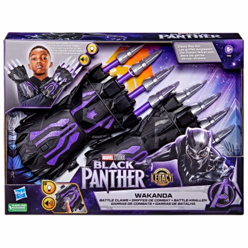 Hasbro Marvel Studios Black Panther Wakanda Battle Claws Perspective: back