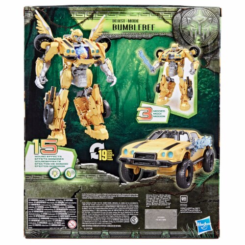 Hasbro Transformers: Rise of the Beasts Beast-Mode Bumblebee Action Figure Perspective: back