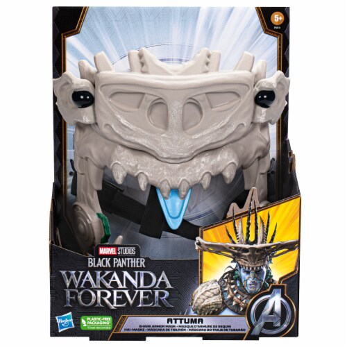 Hasbro® Marvel Studio Black Panther: Wakanda Forever Attuma Shark Armor Mask Perspective: back