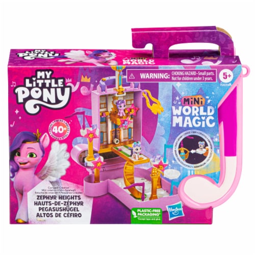 Hasbro My Little Pony Mini World Magic Compact Creation Zephyr Heights Perspective: back