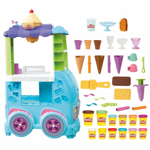 Play-Doh Kitchen Creations Ultimate Ice Cream Truck Playset Perspective: back