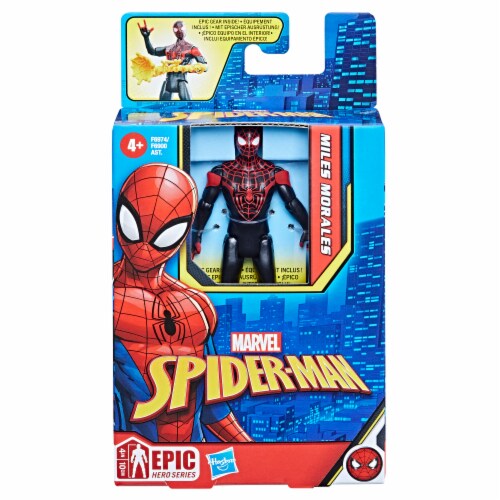 Marvel Spider-Man Epic Hero Series - Miles Morales Action Figure Perspective: back