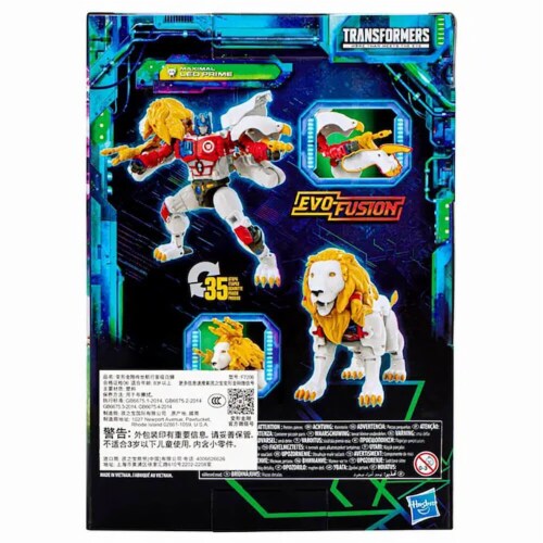 Hasbro F7206 7 inch Transformers Legacy Evolution Voyager Maximal Leo Prime Converting Act Perspective: back