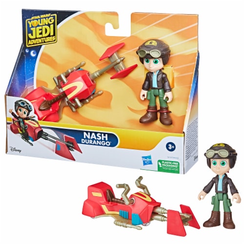 Disney Star Wars Young Jedi Adventures Assorted Action Figure & Vehicle Set Perspective: back