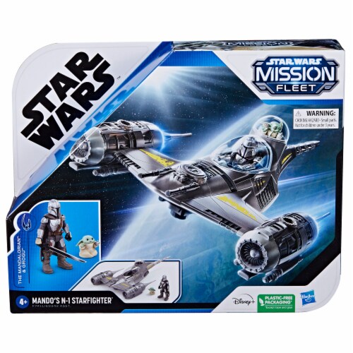 Star Wars Mission Fleet Mando's Starfighter Speed Run Perspective: back