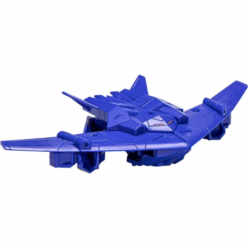 Transformers Toys EarthSpark 1-Step Flip Changer Soundwave 4-Inch Action Figure, Robot Toys Perspective: back