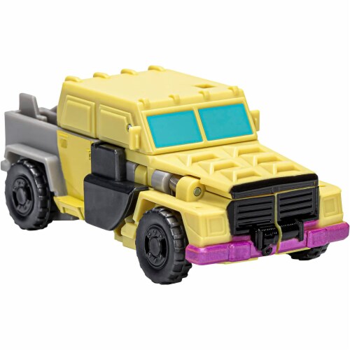 Transformers Toys EarthSpark 1-Step Flip Changer Swindle 4-Inch Action Figure, Robot Toys Perspective: back