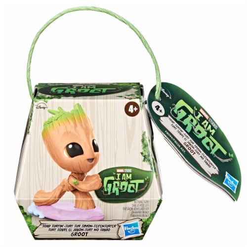 Marvel I Am Groot Soap Surfin' Groot Toy Perspective: back