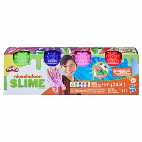 Play-Doh Nickelodeon Rainbow Slime Party Pack Perspective: back