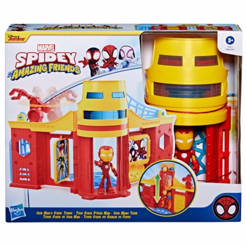 Marvel Spidey and His Amazing Friends Stark Tower Playset Perspective: back