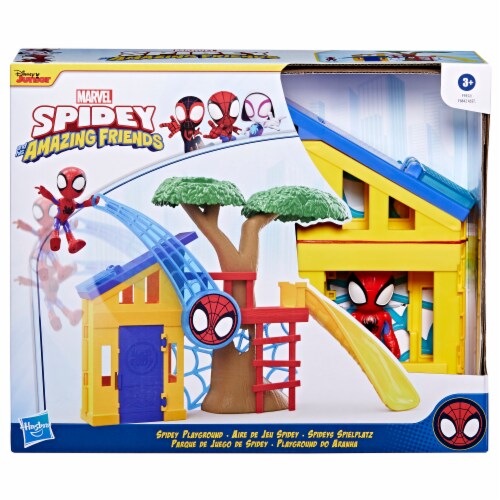 Marvel Spidey and His Amazing Friends Spidey Playground Playset Perspective: back